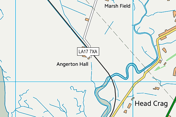 LA17 7XA map - OS VectorMap District (Ordnance Survey) LA17 7XA map - OS VectorMap District (Ordnance Survey)