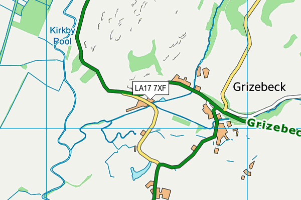 LA17 7XF map - OS VectorMap District (Ordnance Survey) LA17 7XF map - OS VectorMap District (Ordnance Survey)