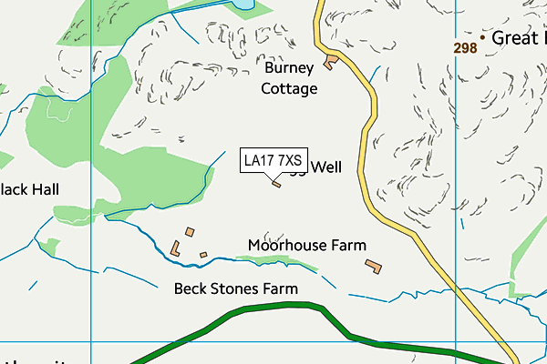 LA17 7XS map - OS VectorMap District (Ordnance Survey) LA17 7XS map - OS VectorMap District (Ordnance Survey)
