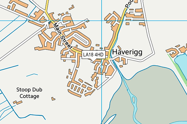 LA18 4HD map - OS VectorMap District (Ordnance Survey) LA18 4HD map - OS VectorMap District (Ordnance Survey)