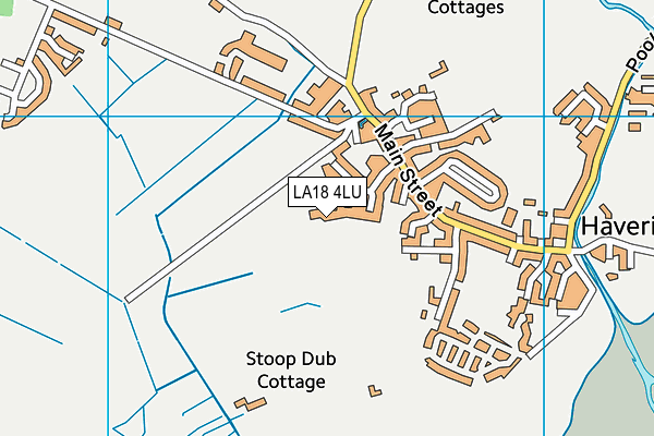 LA18 4LU map - OS VectorMap District (Ordnance Survey) LA18 4LU map - OS VectorMap District (Ordnance Survey)