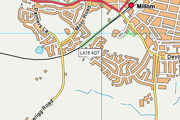 LA18 4QT map - OS VectorMap District (Ordnance Survey) LA18 4QT map - OS VectorMap District (Ordnance Survey)