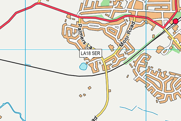 LA18 5ER map - OS VectorMap District (Ordnance Survey) LA18 5ER map - OS VectorMap District (Ordnance Survey)