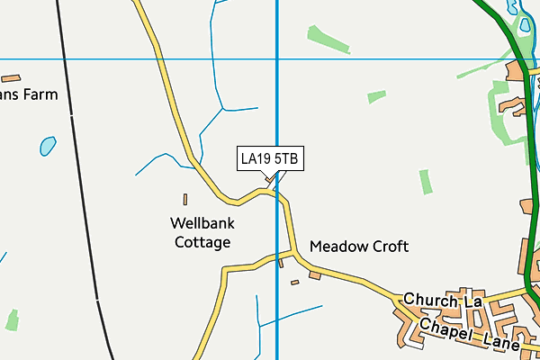 LA19 5TB map - OS VectorMap District (Ordnance Survey) LA19 5TB map - OS VectorMap District (Ordnance Survey)