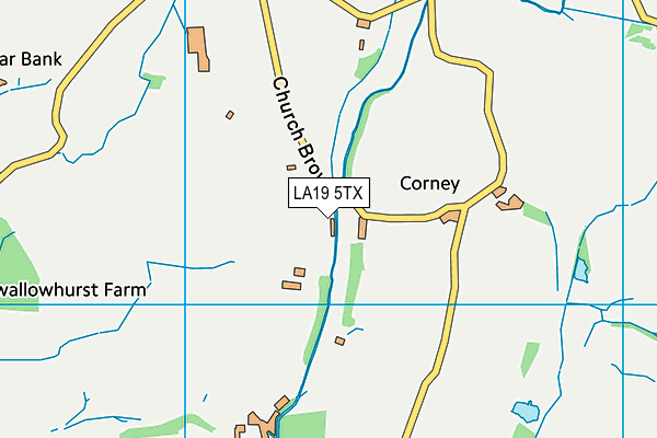 LA19 5TX map - OS VectorMap District (Ordnance Survey) LA19 5TX map - OS VectorMap District (Ordnance Survey)