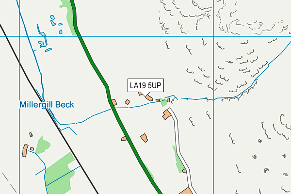 LA19 5UP map - OS VectorMap District (Ordnance Survey) LA19 5UP map - OS VectorMap District (Ordnance Survey)