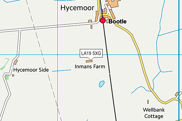 LA19 5XG map - OS VectorMap District (Ordnance Survey) LA19 5XG map - OS VectorMap District (Ordnance Survey)