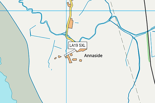 LA19 5XL map - OS VectorMap District (Ordnance Survey) LA19 5XL map - OS VectorMap District (Ordnance Survey)