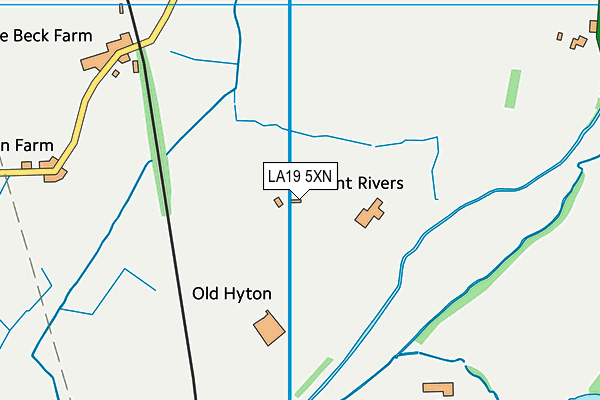 LA19 5XN map - OS VectorMap District (Ordnance Survey) LA19 5XN map - OS VectorMap District (Ordnance Survey)
