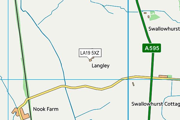 LA19 5XZ map - OS VectorMap District (Ordnance Survey) LA19 5XZ map - OS VectorMap District (Ordnance Survey)
