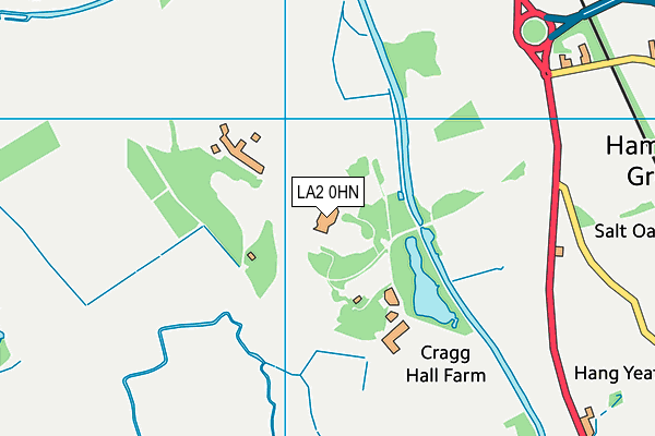 LA2 0HN map - OS VectorMap District (Ordnance Survey) LA2 0HN map - OS VectorMap District (Ordnance Survey)