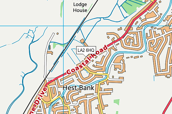 LA2 6HQ map - OS VectorMap District (Ordnance Survey) LA2 6HQ map - OS VectorMap District (Ordnance Survey)