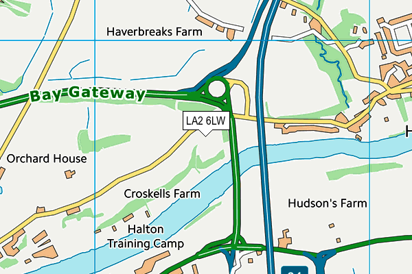 LA2 6LW map - OS VectorMap District (Ordnance Survey) LA2 6LW map - OS VectorMap District (Ordnance Survey)