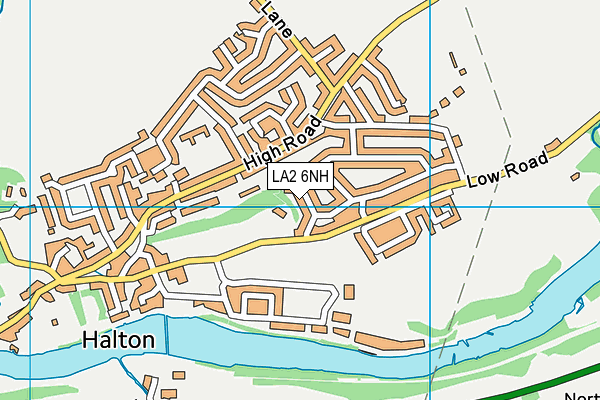 LA2 6NH map - OS VectorMap District (Ordnance Survey) LA2 6NH map - OS VectorMap District (Ordnance Survey)