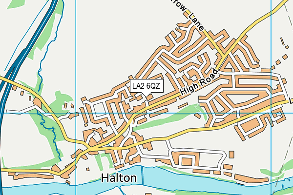 LA2 6QZ map - OS VectorMap District (Ordnance Survey) LA2 6QZ map - OS VectorMap District (Ordnance Survey)