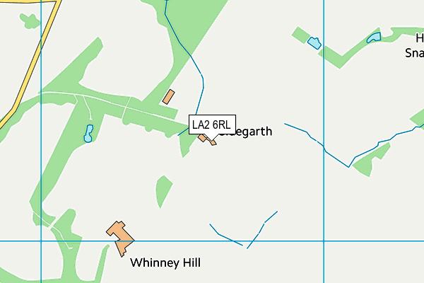 LA2 6RL map - OS VectorMap District (Ordnance Survey) LA2 6RL map - OS VectorMap District (Ordnance Survey)