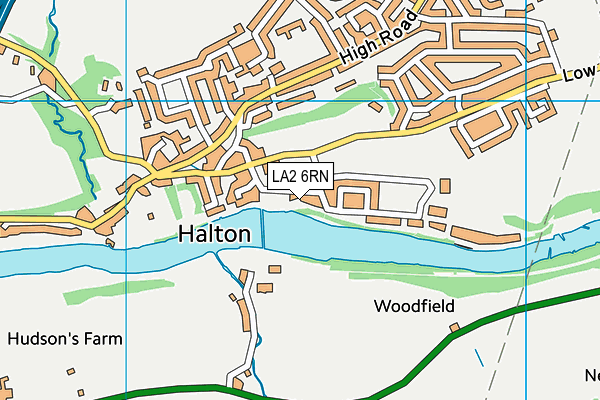 LA2 6RN map - OS VectorMap District (Ordnance Survey) LA2 6RN map - OS VectorMap District (Ordnance Survey)