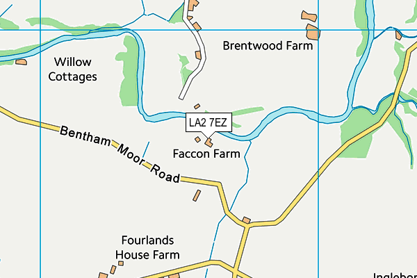 LA2 7EZ map - OS VectorMap District (Ordnance Survey) LA2 7EZ map - OS VectorMap District (Ordnance Survey)