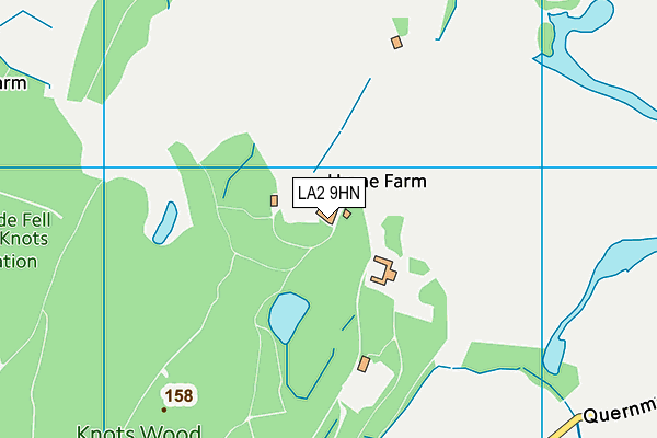LA2 9HN map - OS VectorMap District (Ordnance Survey) LA2 9HN map - OS VectorMap District (Ordnance Survey)