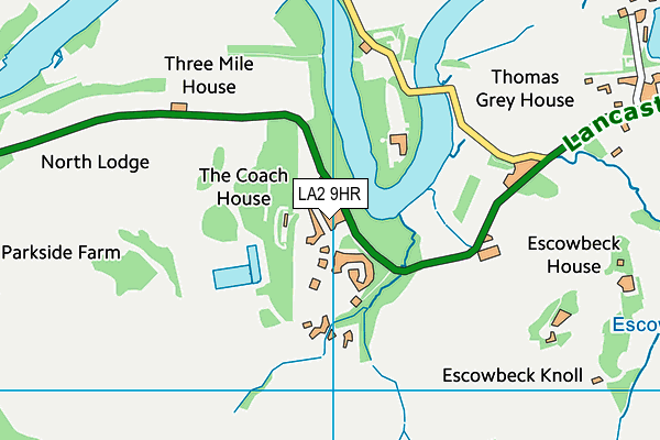 LA2 9HR map - OS VectorMap District (Ordnance Survey) LA2 9HR map - OS VectorMap District (Ordnance Survey)