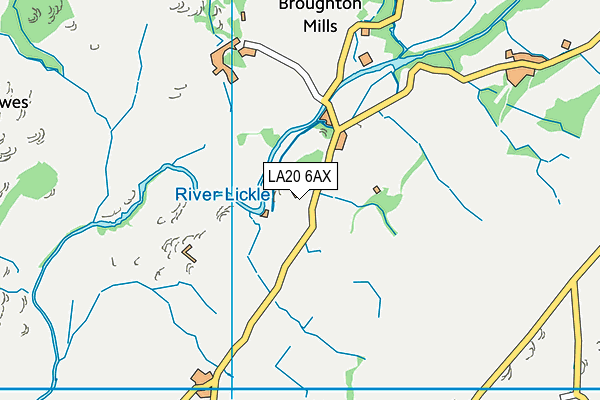 LA20 6AX map - OS VectorMap District (Ordnance Survey) LA20 6AX map - OS VectorMap District (Ordnance Survey)