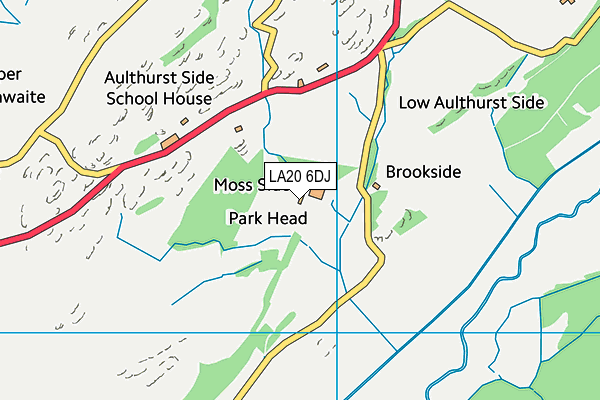 LA20 6DJ map - OS VectorMap District (Ordnance Survey) LA20 6DJ map - OS VectorMap District (Ordnance Survey)