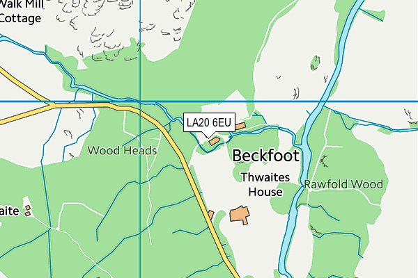 LA20 6EU map - OS VectorMap District (Ordnance Survey) LA20 6EU map - OS VectorMap District (Ordnance Survey)