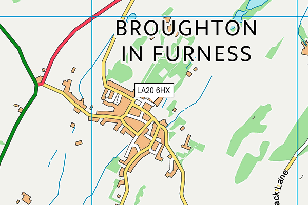 LA20 6HX map - OS VectorMap District (Ordnance Survey) LA20 6HX map - OS VectorMap District (Ordnance Survey)