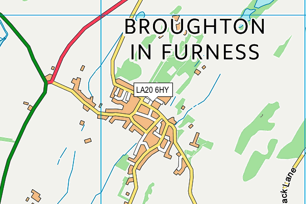 LA20 6HY map - OS VectorMap District (Ordnance Survey) LA20 6HY map - OS VectorMap District (Ordnance Survey)