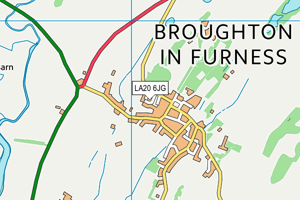LA20 6JG map - OS VectorMap District (Ordnance Survey) LA20 6JG map - OS VectorMap District (Ordnance Survey)