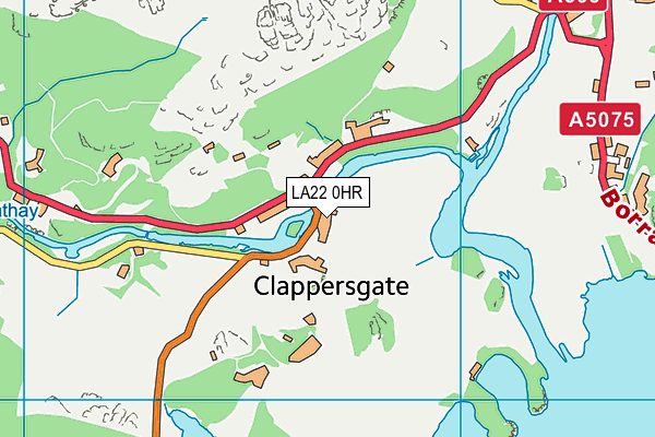 LA22 0HR map - OS VectorMap District (Ordnance Survey) LA22 0HR map - OS VectorMap District (Ordnance Survey)