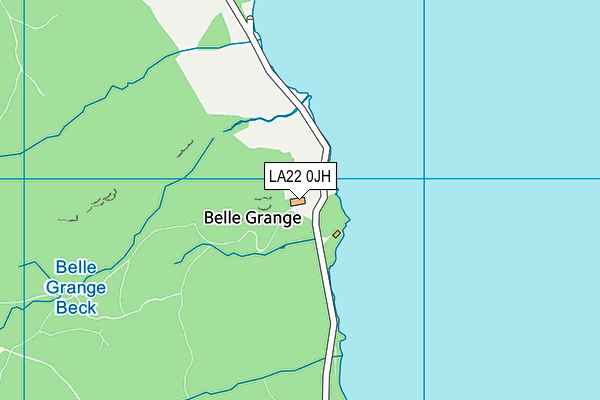 LA22 0JH map - OS VectorMap District (Ordnance Survey) LA22 0JH map - OS VectorMap District (Ordnance Survey)