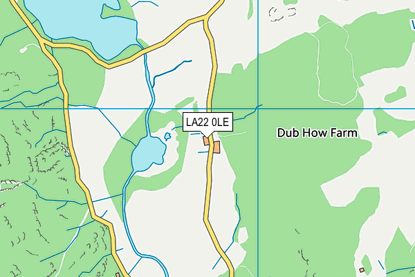 LA22 0LE map - OS VectorMap District (Ordnance Survey) LA22 0LE map - OS VectorMap District (Ordnance Survey)