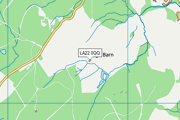 LA22 0QQ map - OS VectorMap District (Ordnance Survey) LA22 0QQ map - OS VectorMap District (Ordnance Survey)