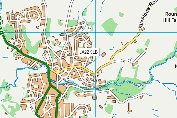 LA22 9LB map - OS VectorMap District (Ordnance Survey) LA22 9LB map - OS VectorMap District (Ordnance Survey)