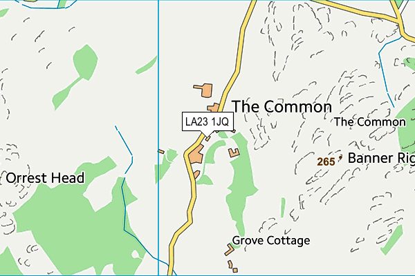 LA23 1JQ map - OS VectorMap District (Ordnance Survey) LA23 1JQ map - OS VectorMap District (Ordnance Survey)