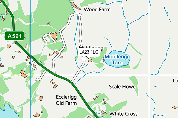 LA23 1LG map - OS VectorMap District (Ordnance Survey) LA23 1LG map - OS VectorMap District (Ordnance Survey)