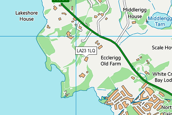 LA23 1LQ map - OS VectorMap District (Ordnance Survey) LA23 1LQ map - OS VectorMap District (Ordnance Survey)
