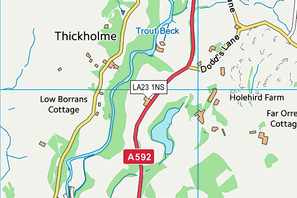 LA23 1NS map - OS VectorMap District (Ordnance Survey) LA23 1NS map - OS VectorMap District (Ordnance Survey)