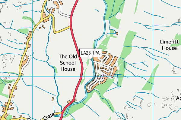 LA23 1PA map - OS VectorMap District (Ordnance Survey) LA23 1PA map - OS VectorMap District (Ordnance Survey)