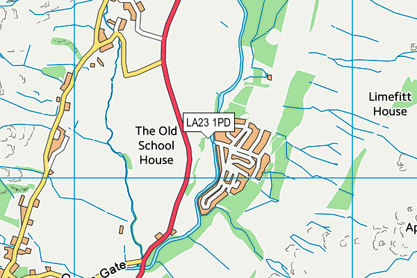 LA23 1PD map - OS VectorMap District (Ordnance Survey) LA23 1PD map - OS VectorMap District (Ordnance Survey)