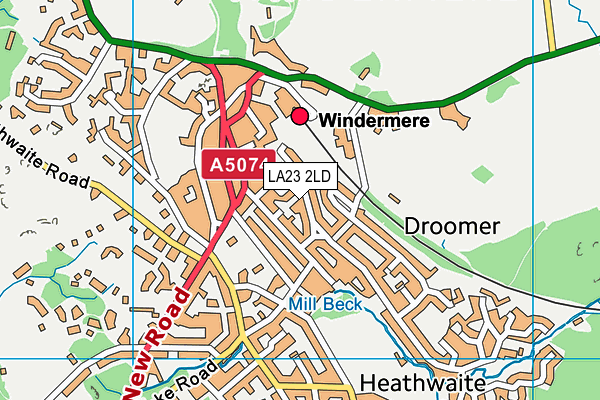 LA23 2LD map - OS VectorMap District (Ordnance Survey) LA23 2LD map - OS VectorMap District (Ordnance Survey)