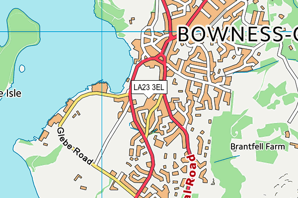 LA23 3EL map - OS VectorMap District (Ordnance Survey) LA23 3EL map - OS VectorMap District (Ordnance Survey)