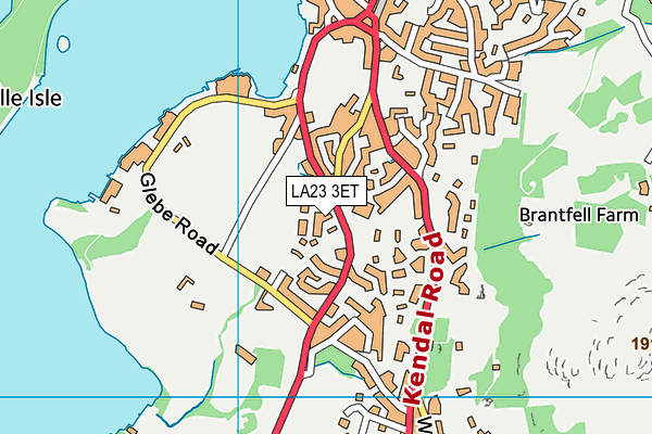 LA23 3ET map - OS VectorMap District (Ordnance Survey) LA23 3ET map - OS VectorMap District (Ordnance Survey)