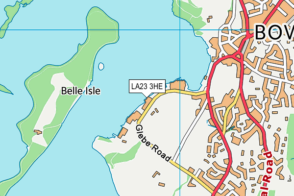 LA23 3HE map - OS VectorMap District (Ordnance Survey) LA23 3HE map - OS VectorMap District (Ordnance Survey)