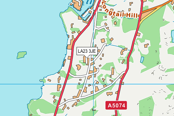 LA23 3JE map - OS VectorMap District (Ordnance Survey) LA23 3JE map - OS VectorMap District (Ordnance Survey)