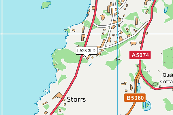 LA23 3LD map - OS VectorMap District (Ordnance Survey) LA23 3LD map - OS VectorMap District (Ordnance Survey)