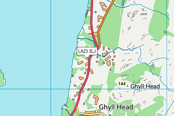 LA23 3LJ map - OS VectorMap District (Ordnance Survey) LA23 3LJ map - OS VectorMap District (Ordnance Survey)