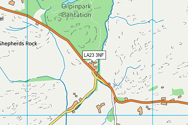 LA23 3NF map - OS VectorMap District (Ordnance Survey) LA23 3NF map - OS VectorMap District (Ordnance Survey)