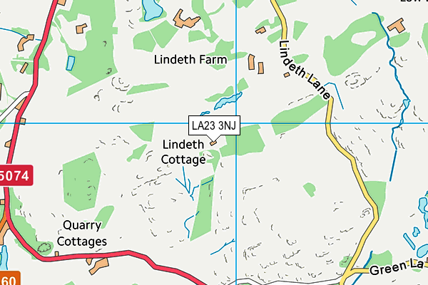 LA23 3NJ map - OS VectorMap District (Ordnance Survey) LA23 3NJ map - OS VectorMap District (Ordnance Survey)